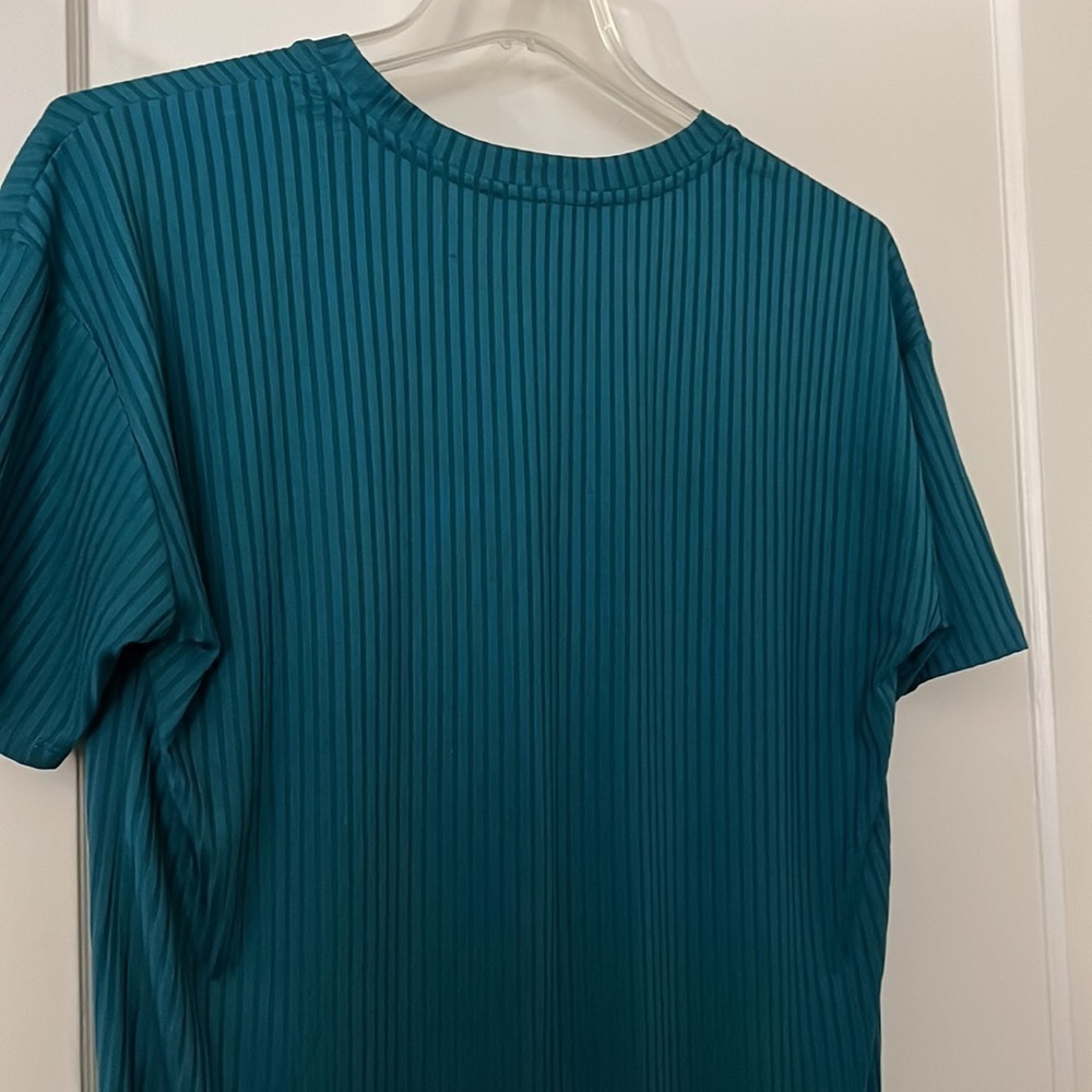 Catherine malandrino green oversized top/ dress size: M - Picture 6 of 7